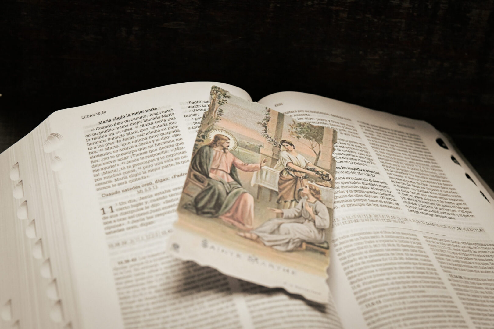 Stamp of Martha and Mary by Carolina BR courtesy of Cathopic