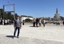 Paul Verderber visiting Fatima.
